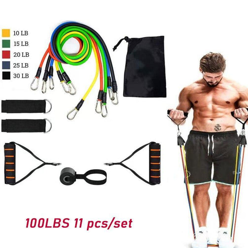 11pc Elastic resistance band - hao-ecommerce