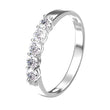 Wedding Moissanite Lab Grown Diamond Band Ring for Women